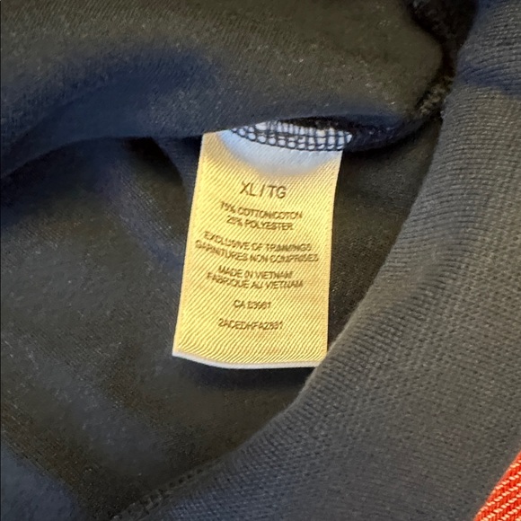 Denver Hayes Men's NWOT Navy 1/4 Zip-Up Sweater US XL - Picture 3 of 6